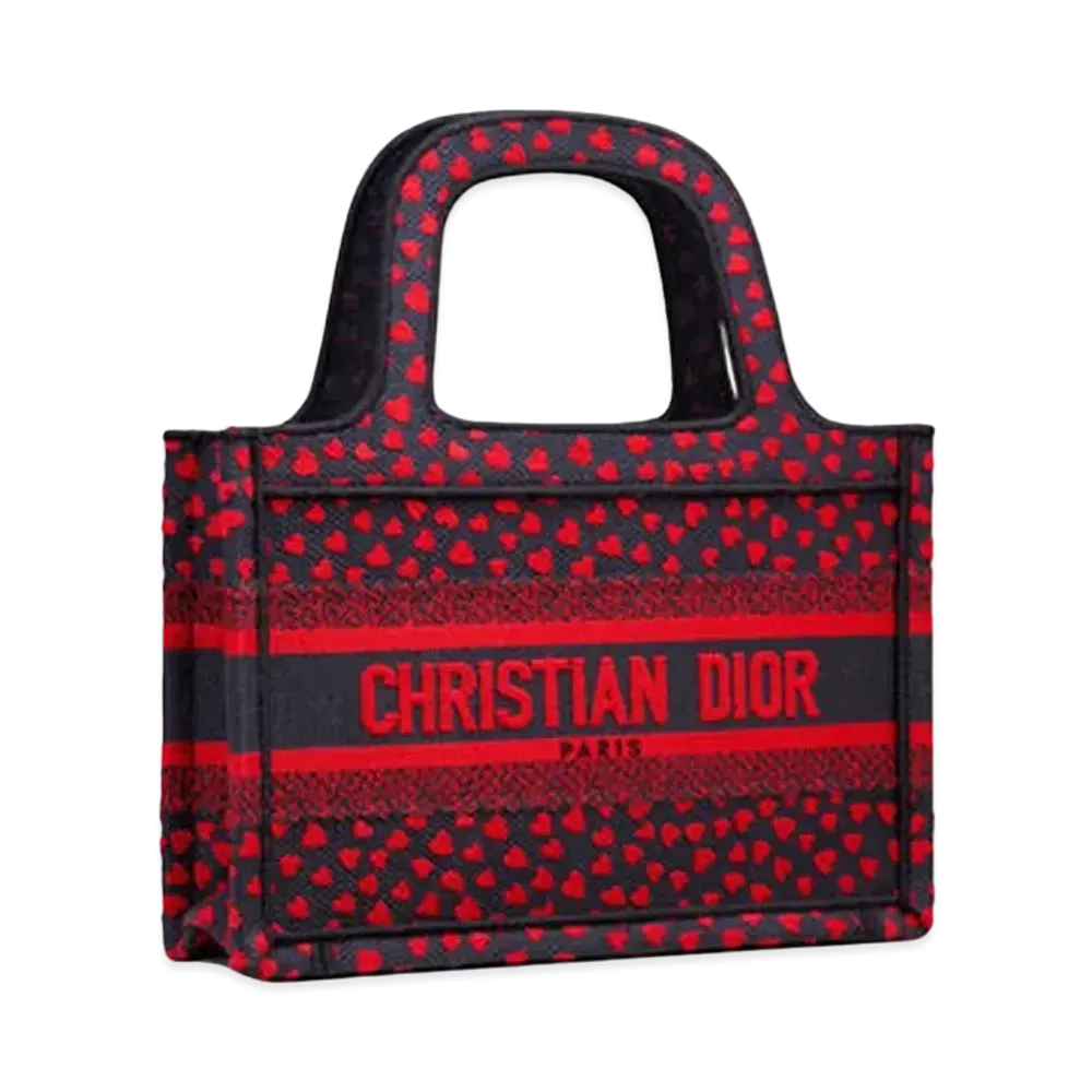 Dior Mini Dior Book Tote "Navy"