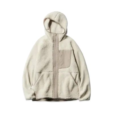 Uniqlo x White Mountaineering Fleece Full-Zip Parka "Natural"