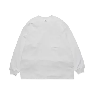Graphpaper L/S Oversized Pocket Tee "White"