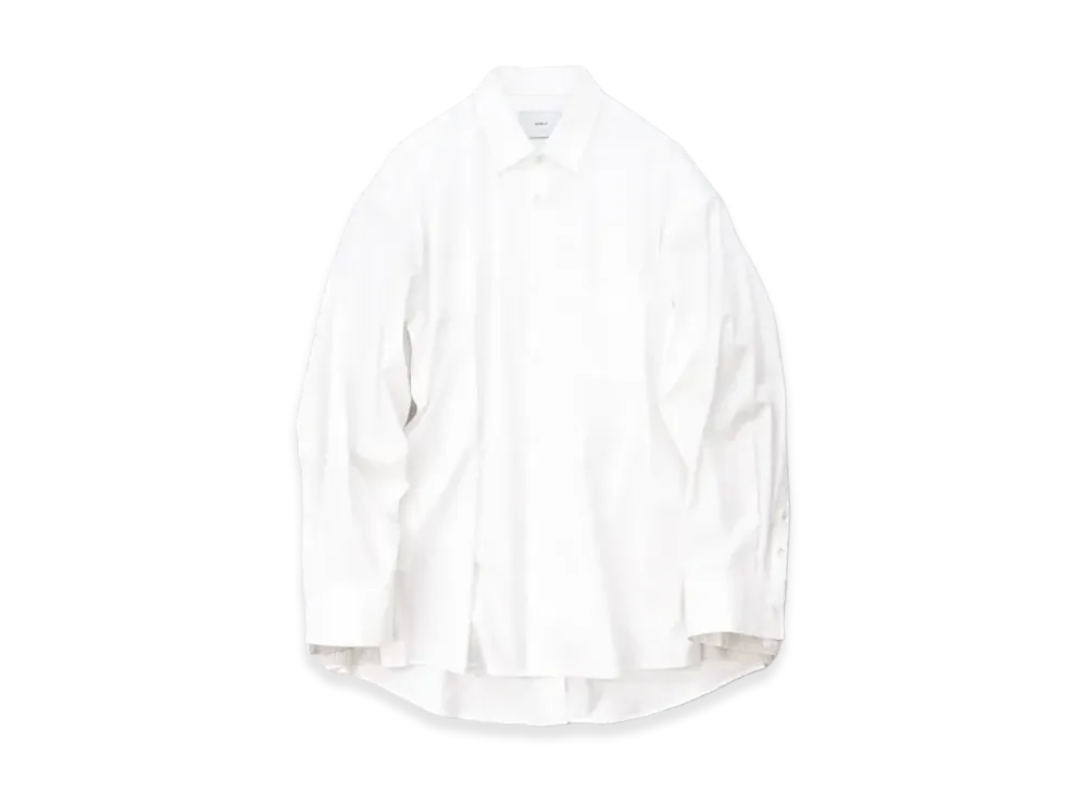 ssstein Oversized Knit Combination Shirt "Off White"