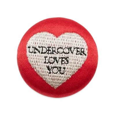 UNDERCOVER Embroidered Badge "Red"