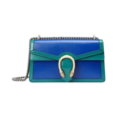GUCCI Dionysus Small Shoulder Bag "Blue/Turquoise"