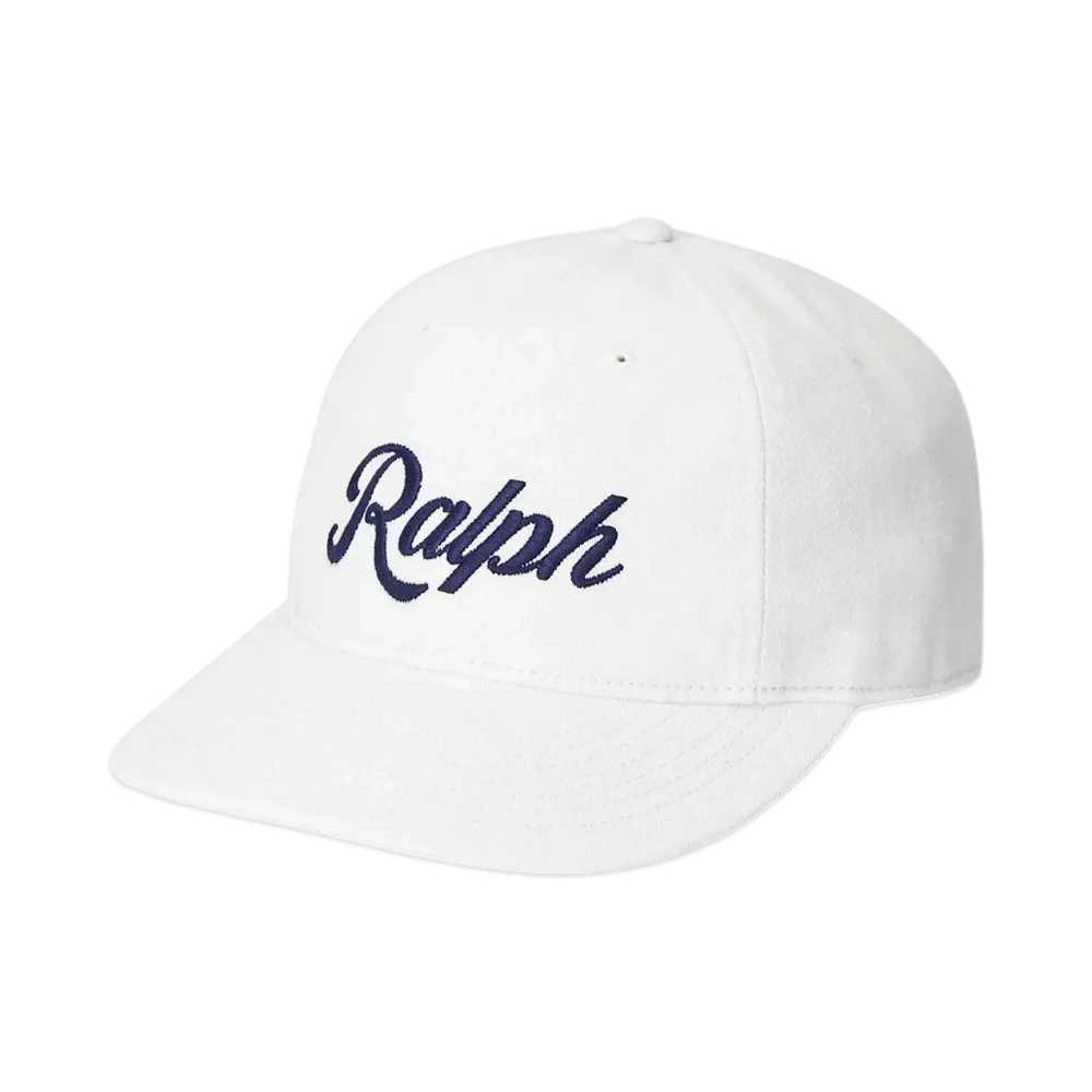 Polo Ralph Lauren Appliqued Twill Ball Cap "White"