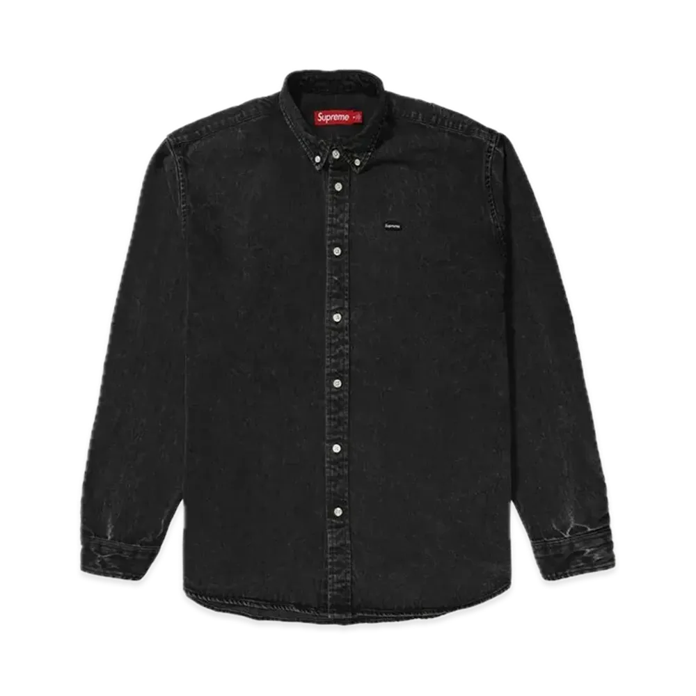 Supreme Small Box Denim Shirt "Black" (25SS)