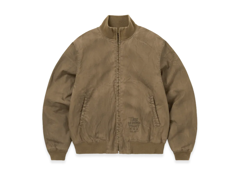 thisisneverthat TNT Daniel Johnston Washed Tanker Jacket "Khaki"