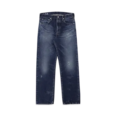 visvim SOCIAL SCULPTURE 01 DAMAGED-30 L32 "Denim"