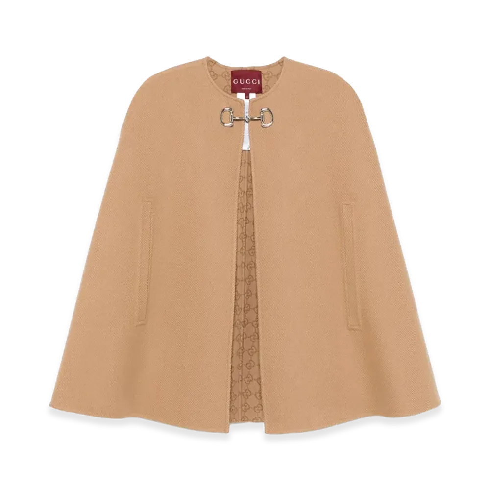 GUCCI Women's Coats "Camel"