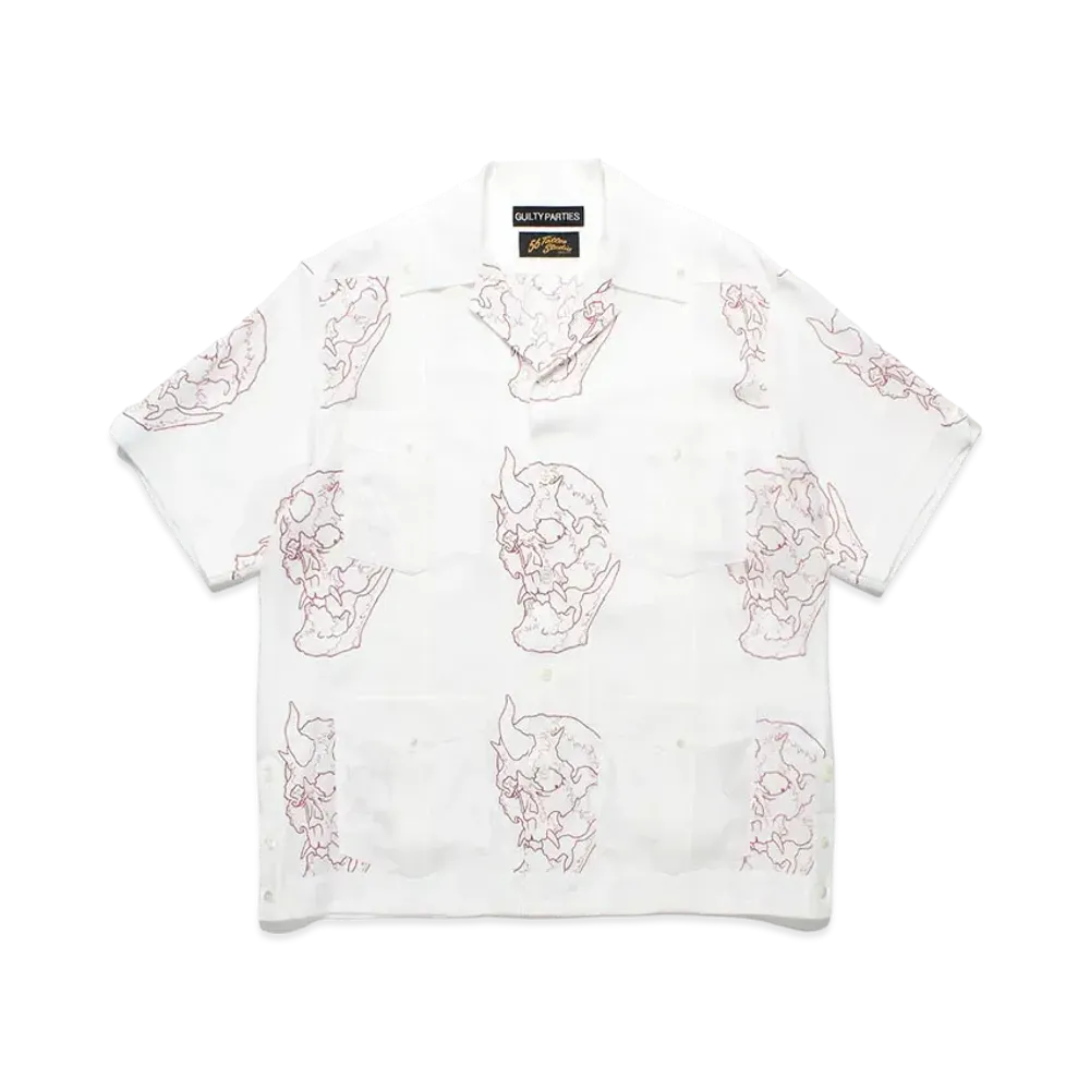 WACKO MARIA x 56 Tattoo Studio / Cuba Shirt "White"