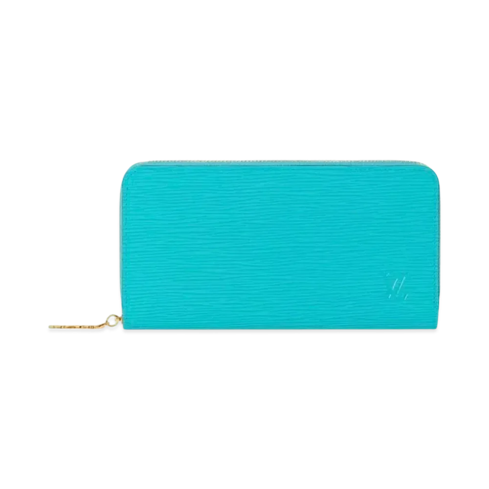 Louis Vuitton x Takashi Murakami Zippy Wallet Monogram Empreinte Japan Exclusive "Kabira Blue"
