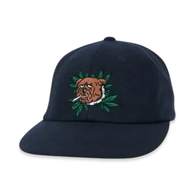 PALACE Weed Bulldog Wool 6-Panel "Navy"