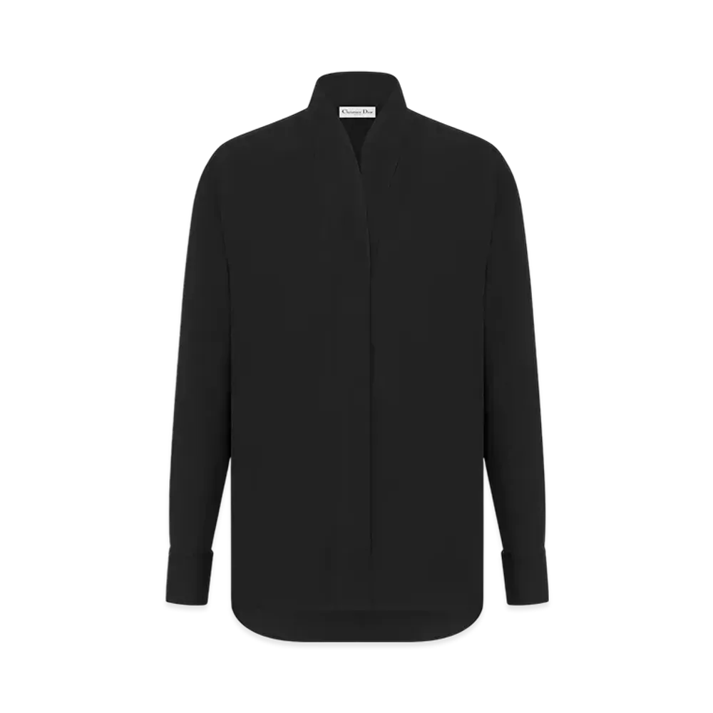 Dior Women's Blouse Cotton Poplin "Black"