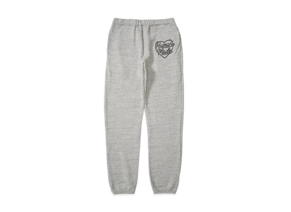 HUMAN MADE HEART SWEATPANTS "Grey"