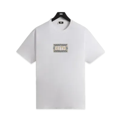 Kith Treats Hanukkah Hebrew Logo Tee "White"
