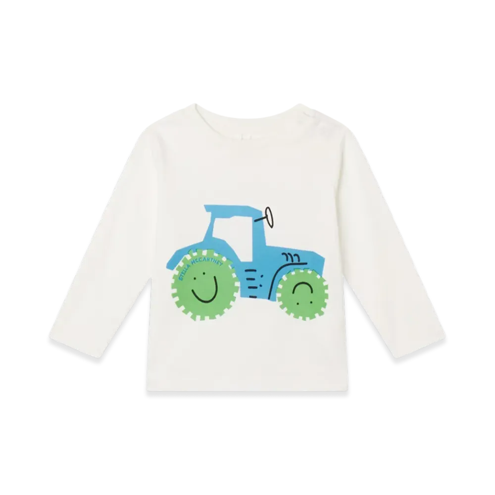 STELLA McCARTNEY Kids Long Sleeve T-Shirts "White"