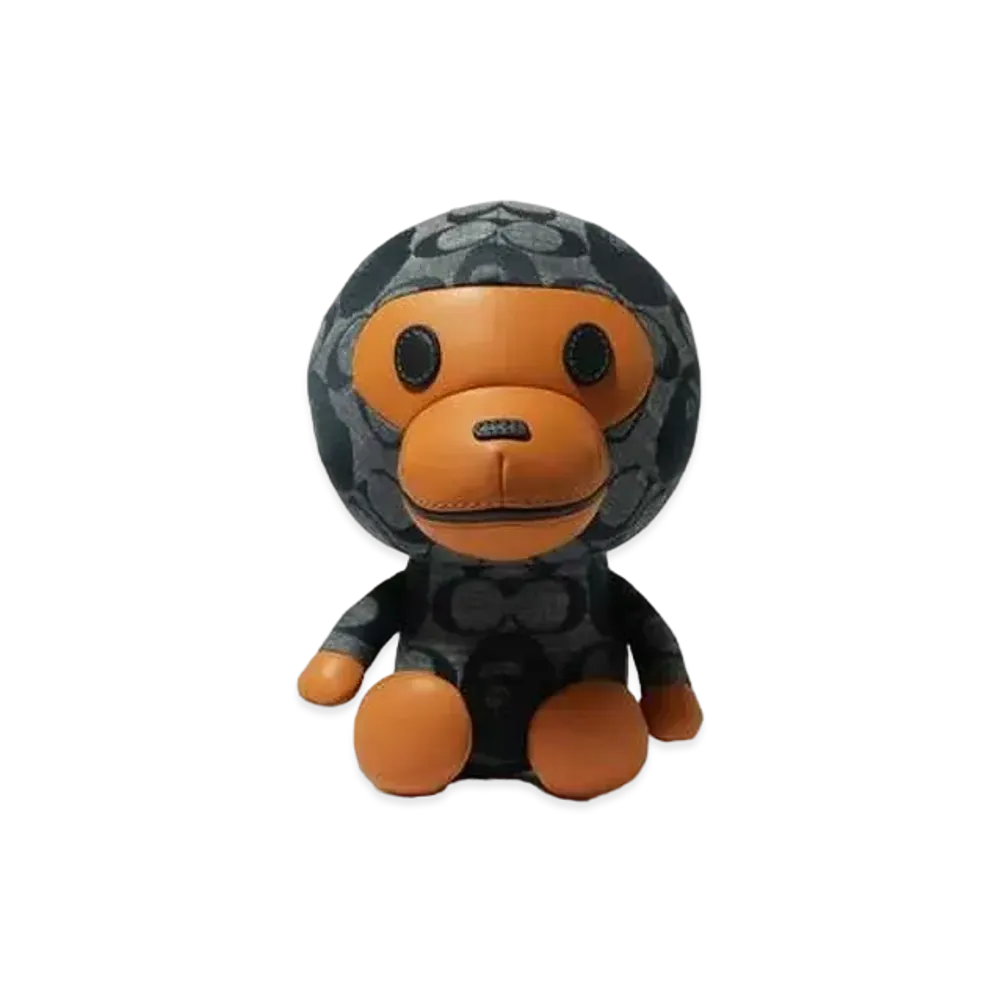 BAPE X COACH BABY MILO PLUSH DOLL "Navy"