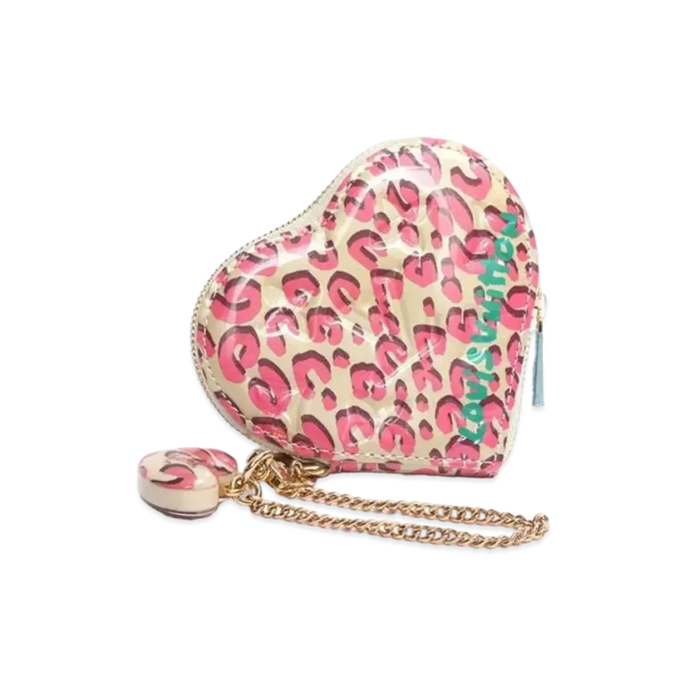 Louis Vuitton Coeur Coin Purse Vernis Leopard "Broncorail"