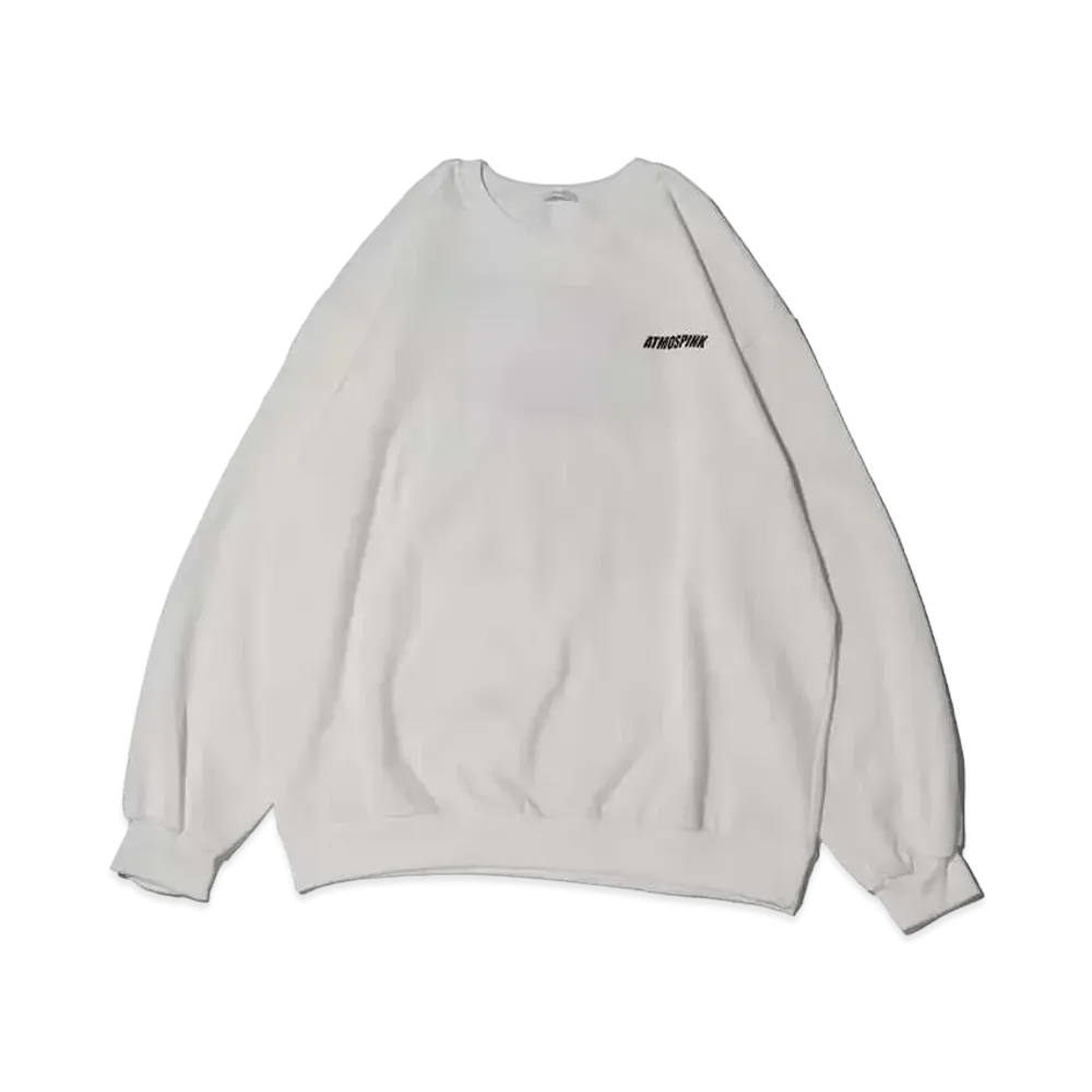 atmos pink Logo Long T "White"