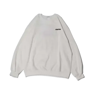 atmos pink Logo Long T "White"