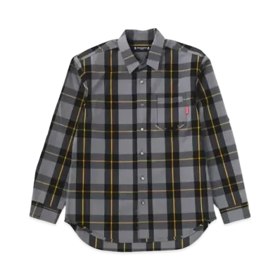 mastermind JAPAN Block Plaid Reversible LS Shirts "Gray"