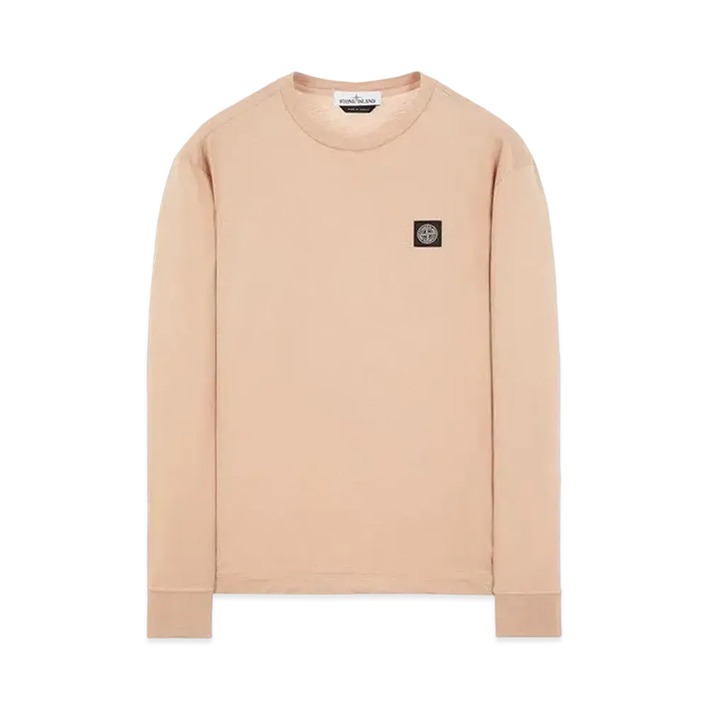 Stone Island 22713 60/2 COTTON JERSEY_SLIM FIT "Pastel Pink"