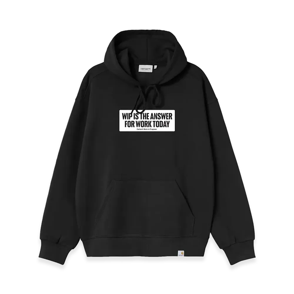 Carhartt WIP Hooded Bumper Sticker Sweat "Black"