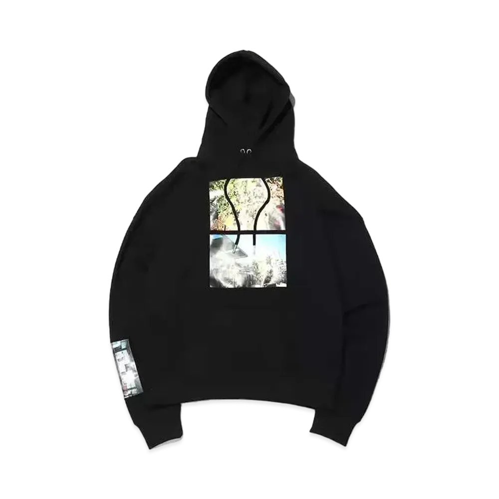 atmos pink x Jewelty Photo Hoodie "Black"