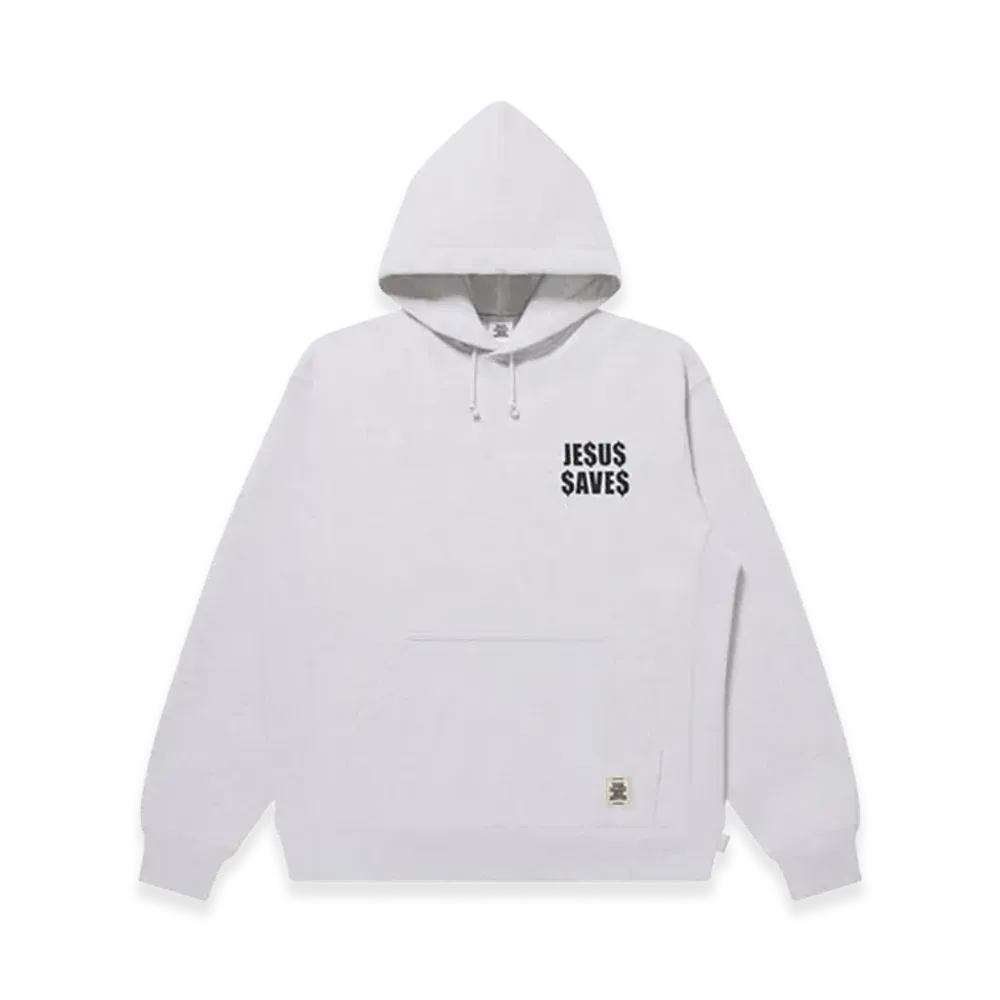BlackEyePatch Jesus Saves Hoodie "Ash"