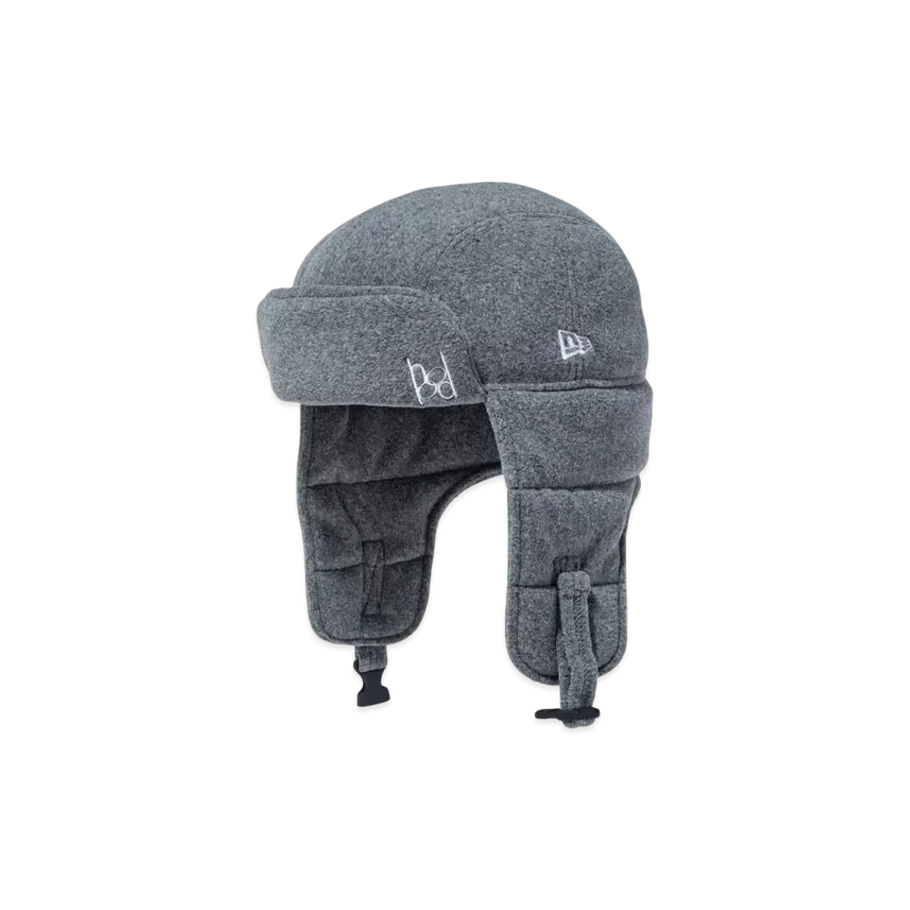 NEW ERA x hood Mori Haruna Trapper Polartec "Light Gray"