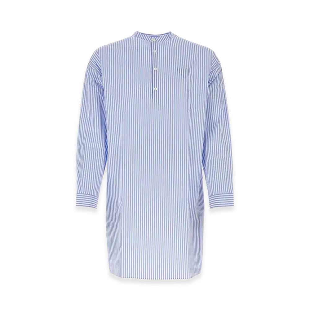 PRADA Embroidered Poplin Shirt "Stripped"