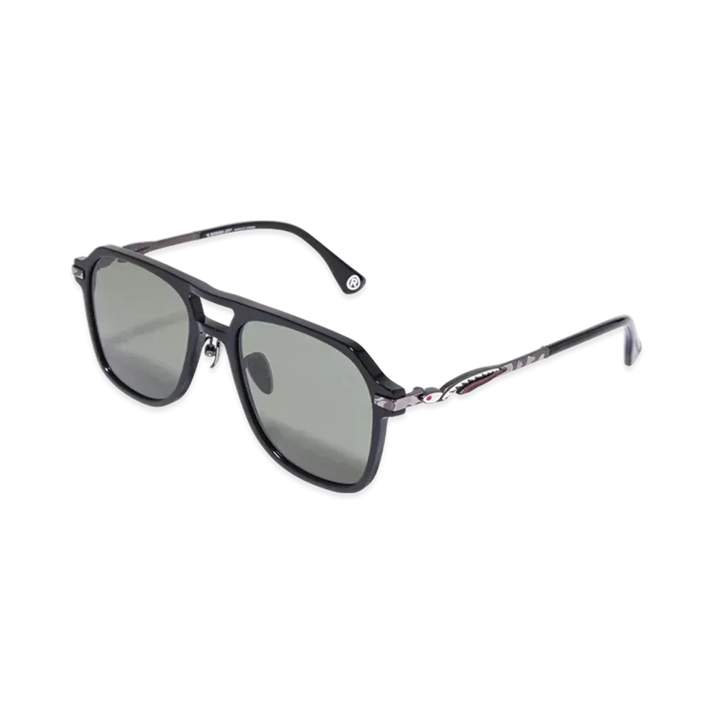 A BATHING APE Shark Sunglasses #6 "Black"