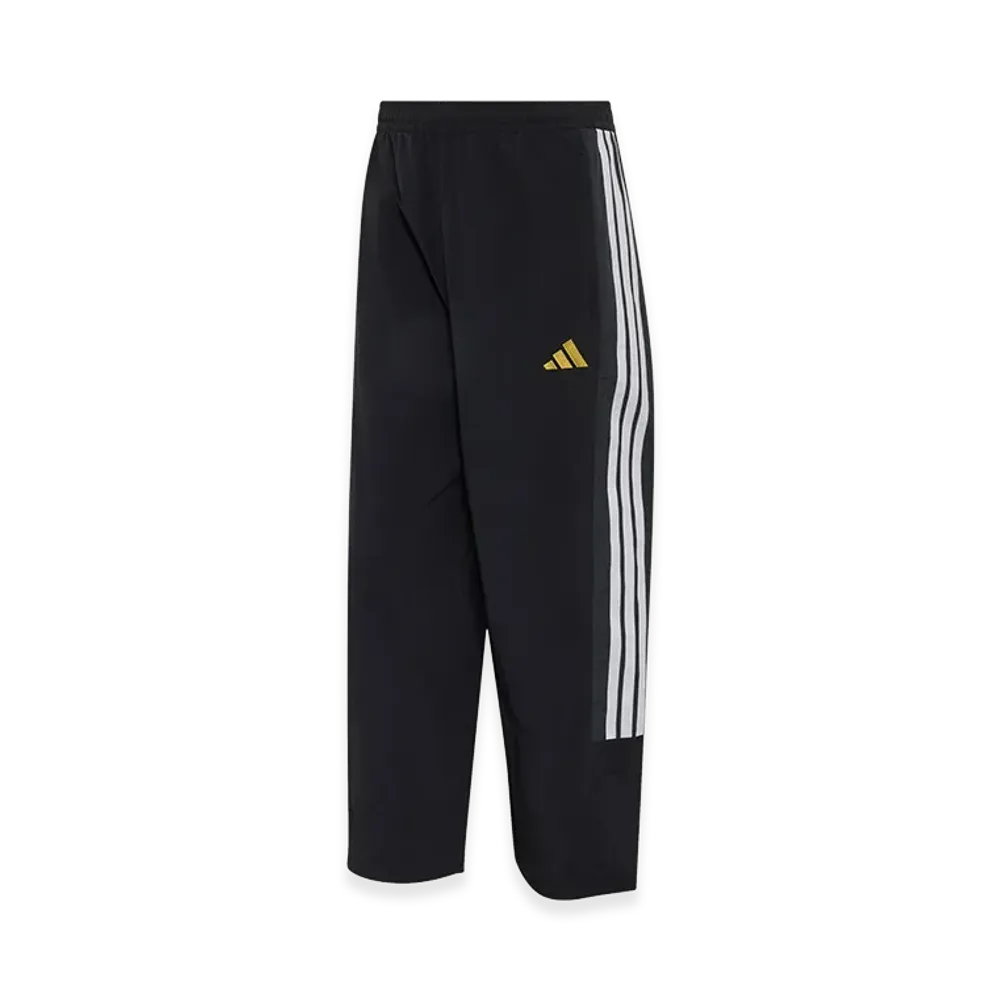adidas Stadium Colorblock Open Hem Track Pants "Black"
