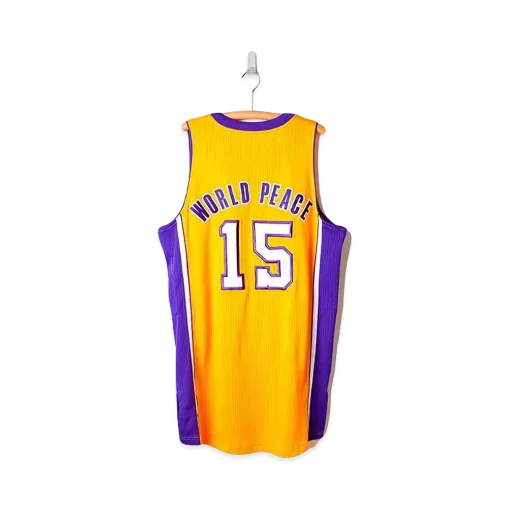 #15 Metta World Peace Los Angeles Lakers 2012-13 "Home"