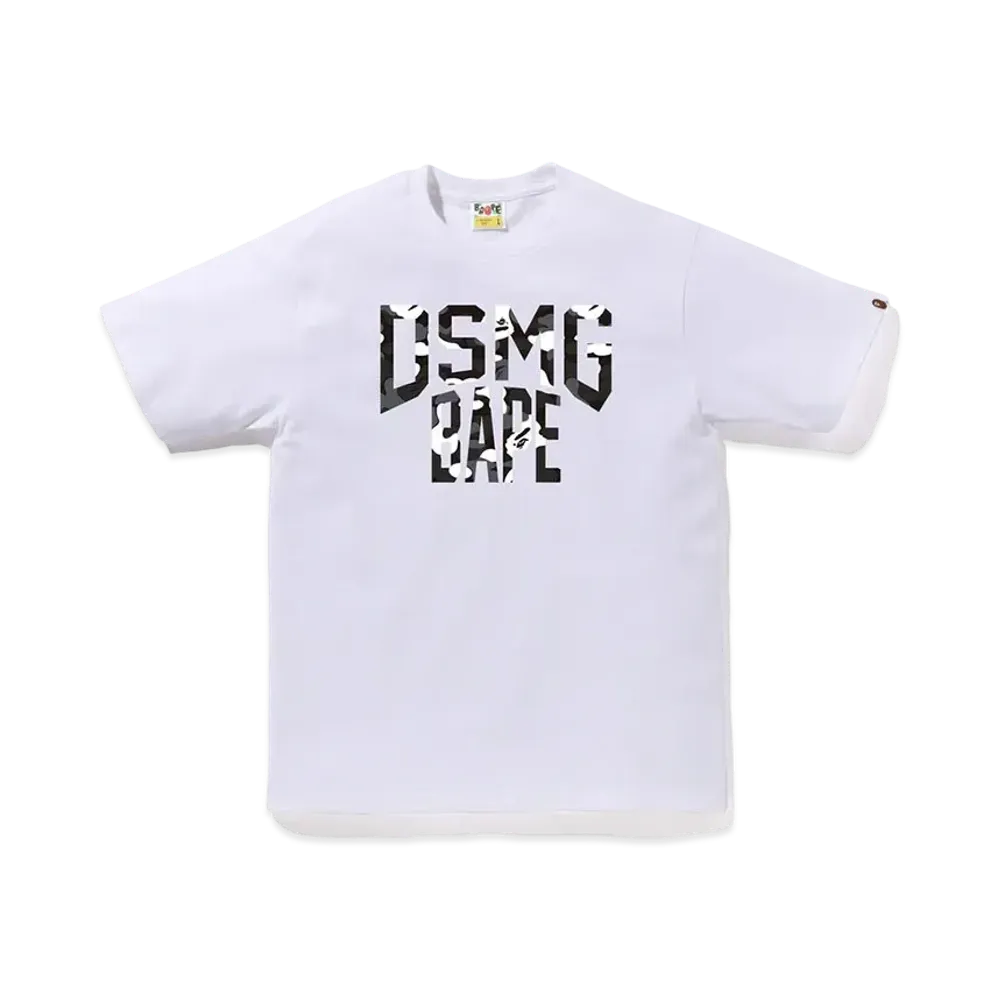 A BATHING APE Bape Store Dsmg NYC Logo Tee "White"