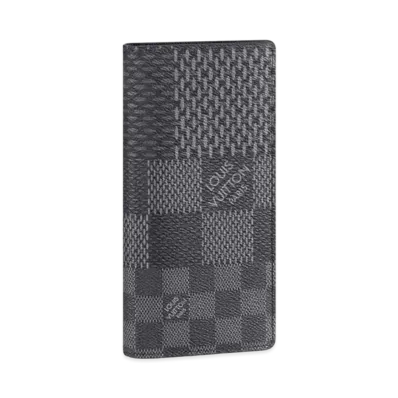 Louis Vuitton Brazza Wallet NM Damier Graphite