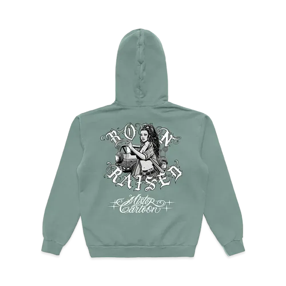 Born x Raised Hoodie #1 "Mint"