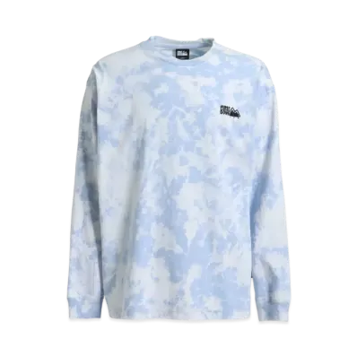 FIRST DOWN TIE DYE L/S T "Light Sax"