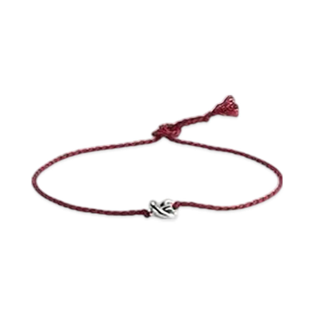 Bottega Veneta Friendship Bracelet "Bordeaux"