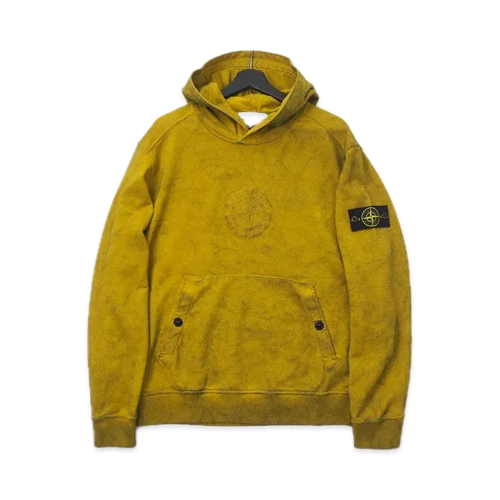 Supreme x Stone Island Hooded Sweatshirt "Olive"