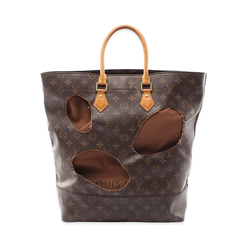 Louis Vuitton x Rei Kawakubo With Holes Tote Bag "Brown"