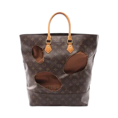Louis Vuitton x Rei Kawakubo With Holes Tote Bag "Brown"