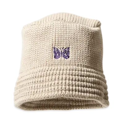 NEEDLES Bucket Hat - Merino Wool "White"