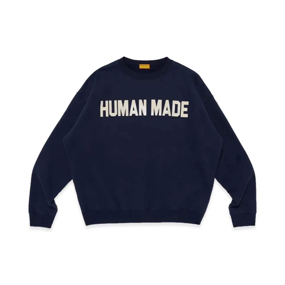 HUMAN MADE Wide Sweatshirt "Navy"
