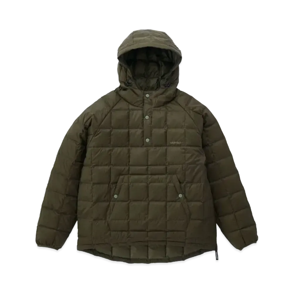 GRAMICCI x TAION Down Pullover Jacket "Deep Olive"