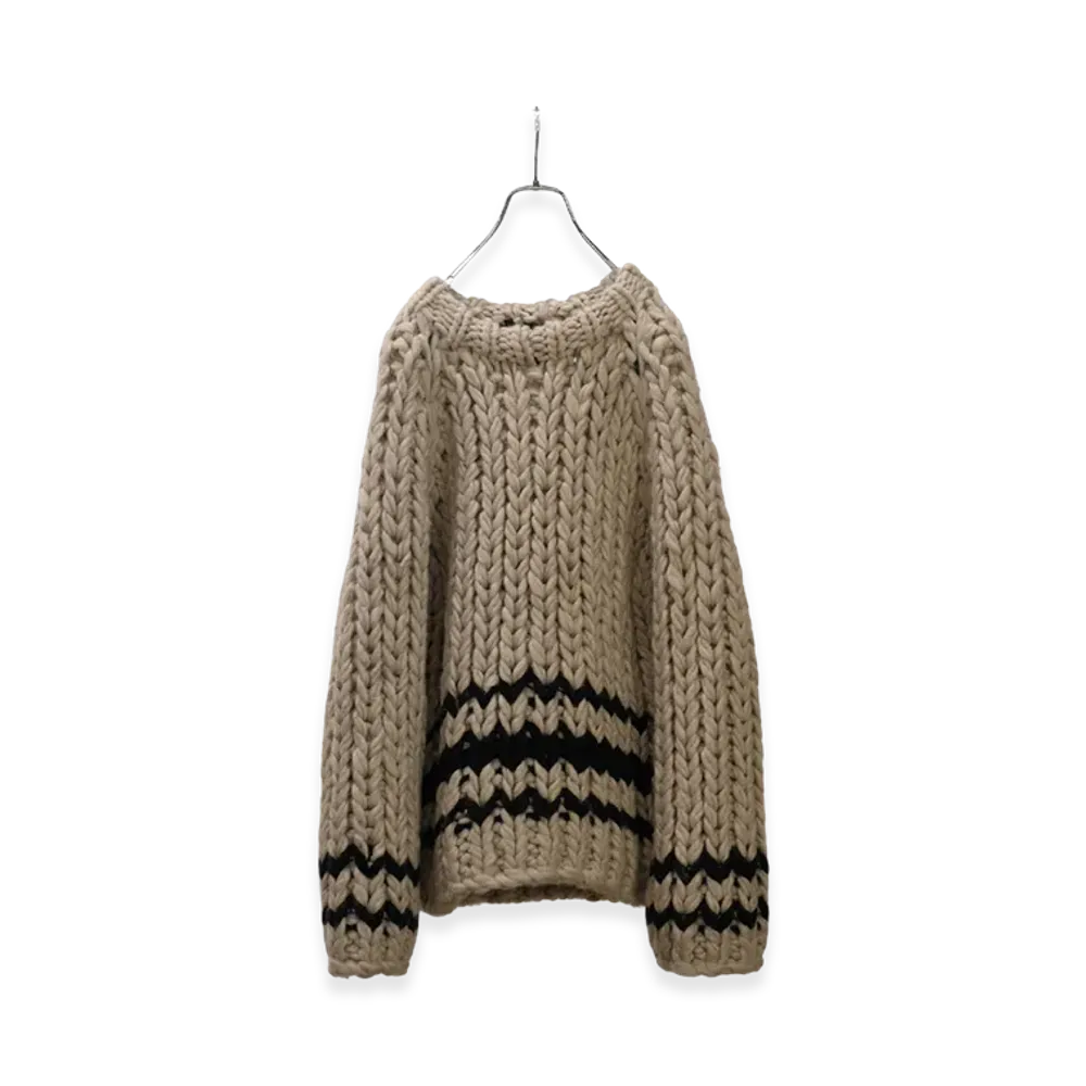 ANCELLM Chunky Knit "Beige"