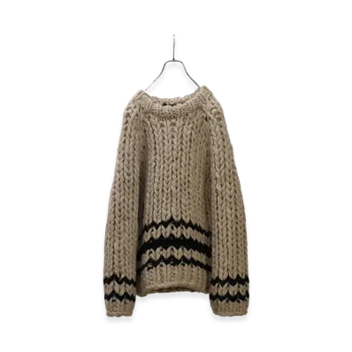 ANCELLM Chunky Knit "Beige"