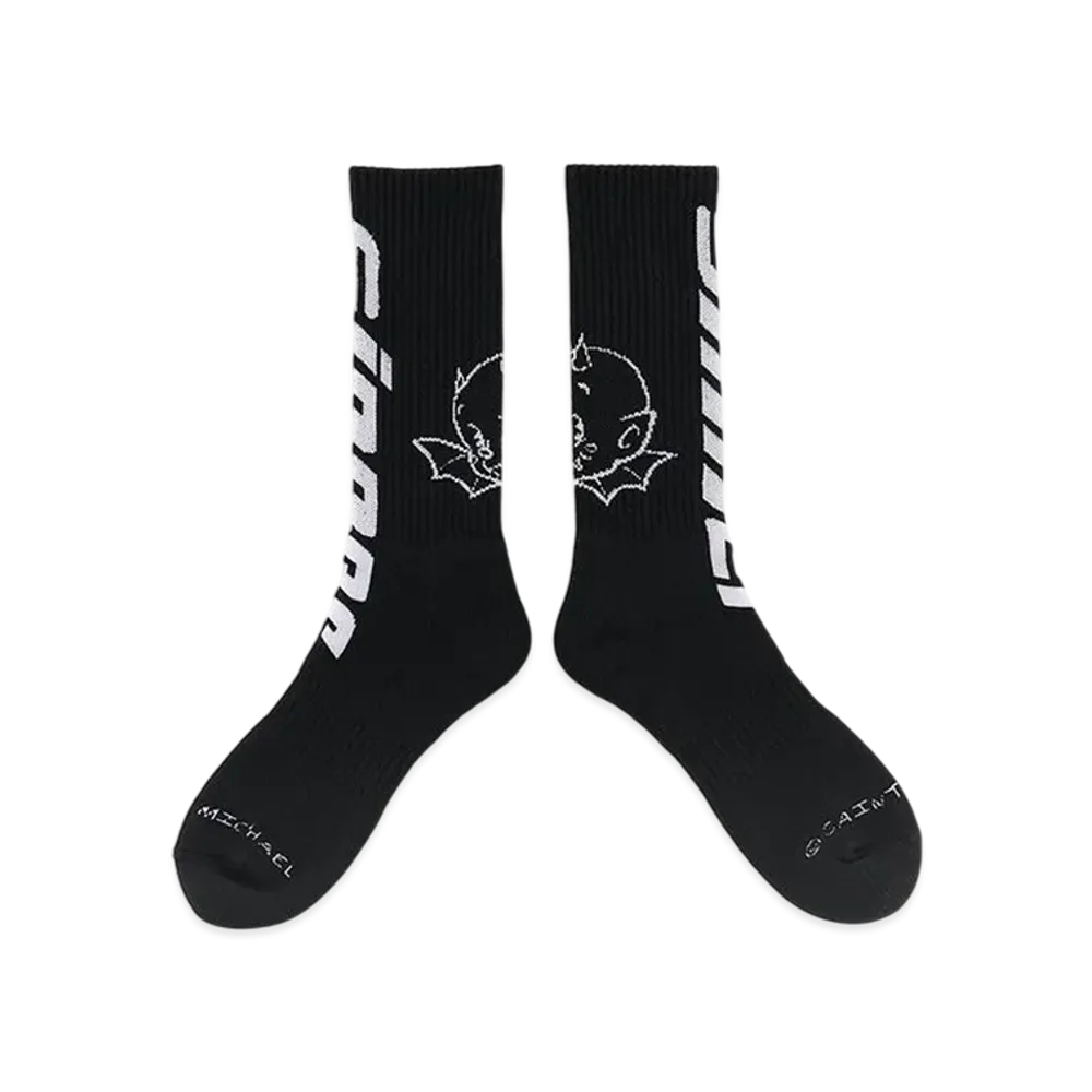 Saint Mxxxxxx Socks Devil "Black"