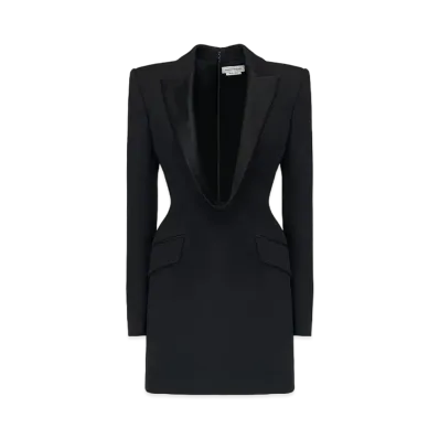 Alexander McQUEEN Mini Jacket Dress "Black"