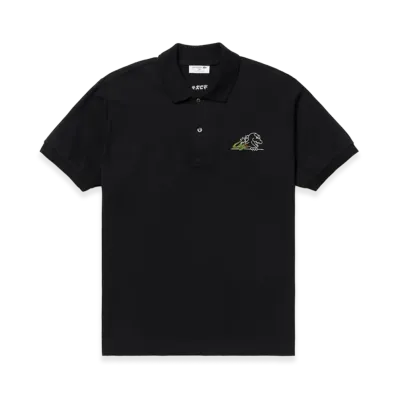 LACOSTE x Godzilla 2.0 Godzilla Head Polo Shirt "Black"