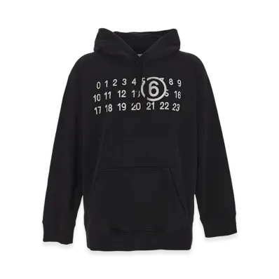 MM6 Maison Margiela Number Logo Hoodie "Black"