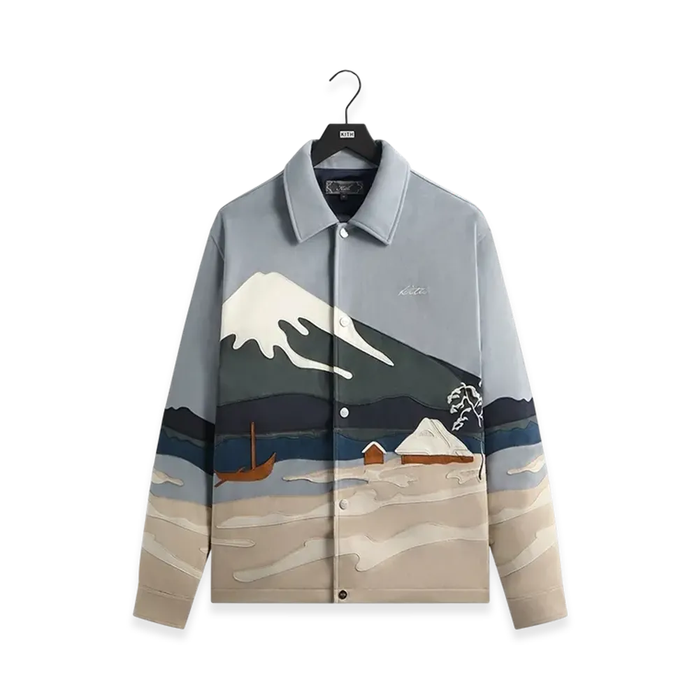 Kith Scenic Winter Microsuede Overshirt "Kindred"